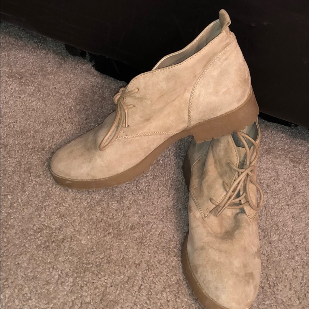 Suede booties